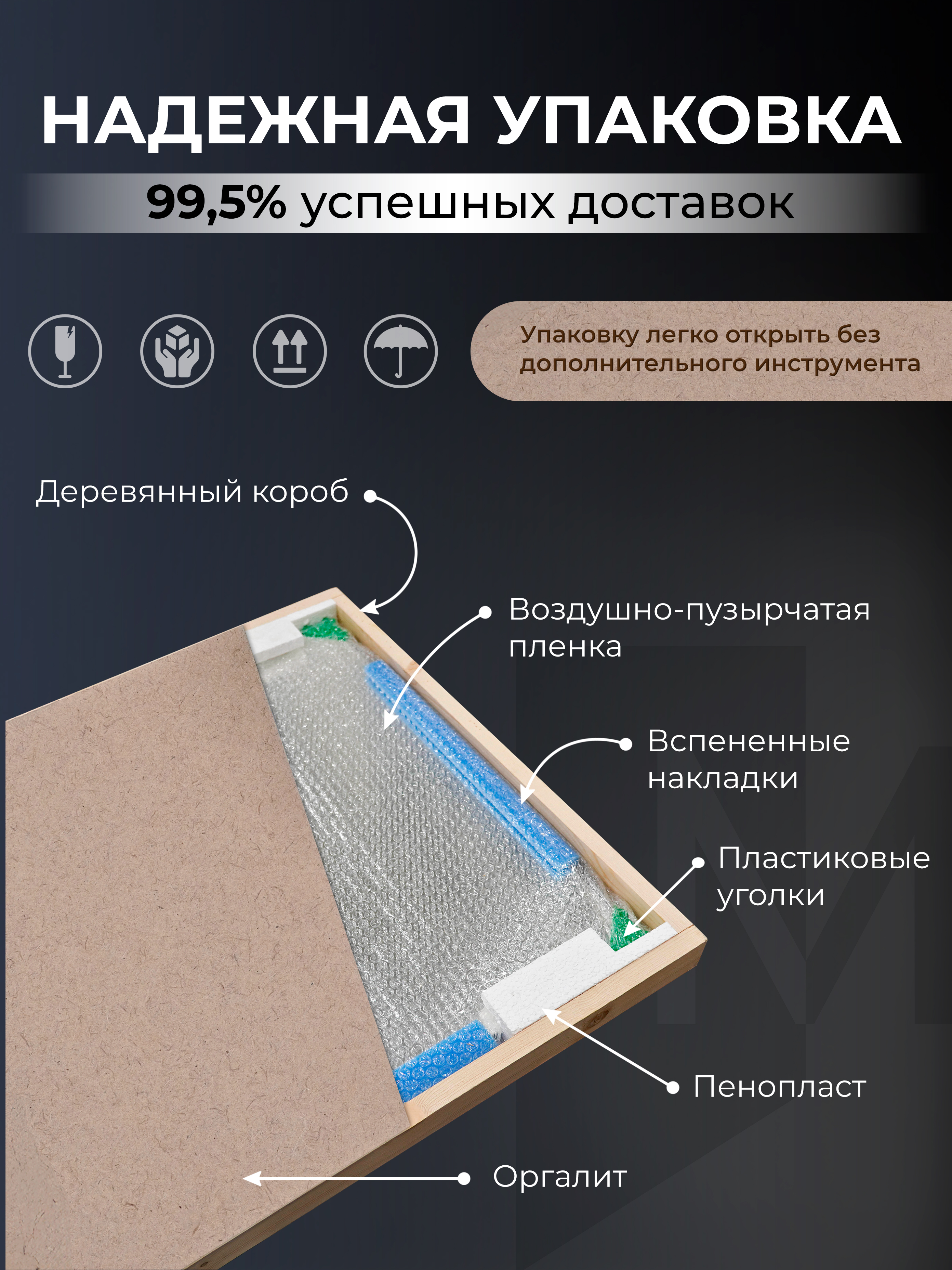 Зеркало настенное с нейтральной подсветкой в полный рост арка вниз 60x180 - фото 5