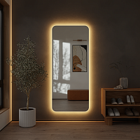 Зеркало в прихожую «Глория-XL» (Pearl-XL) с интерьерной подсветкой