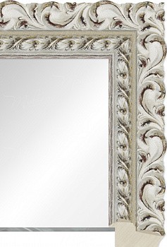 Зеркало "Ирис" Белая
