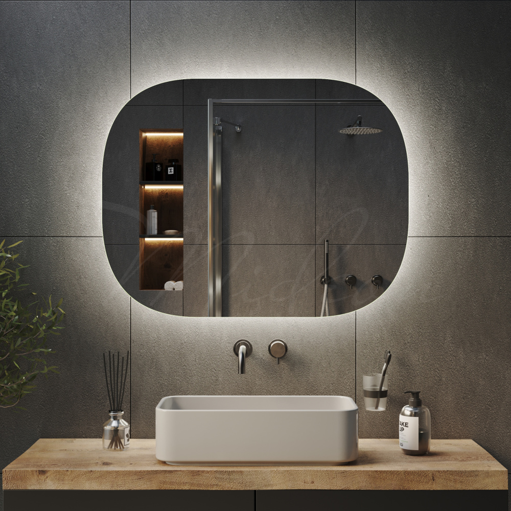 Зеркало «Опал» с интерьерной подсветкой