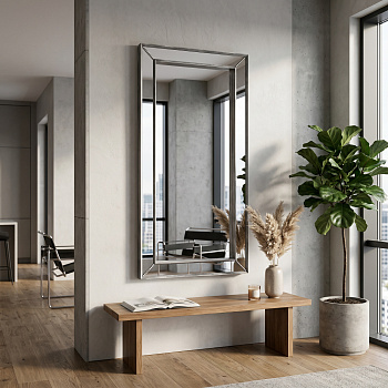 Зеркало «Престиж» состаренное серебро