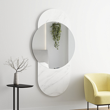 Зеркало Мрамор - «Белый мрамор» (White Marble)