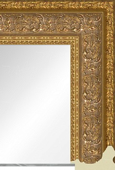Зеркало «Брента» золото