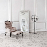 Зеркало «Наследие» серебро с фацетом