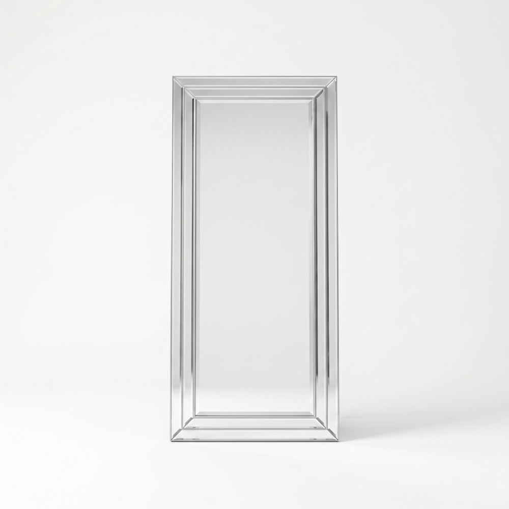 Зеркало «Наследие» серебро с фацетом