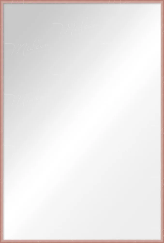 Зеркало в алюминиевой раме 08 «Премиум Розовое золото» — фото 1